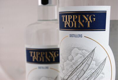 Tipping Point Vodka bottles