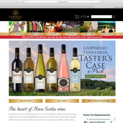 Gaspereau website